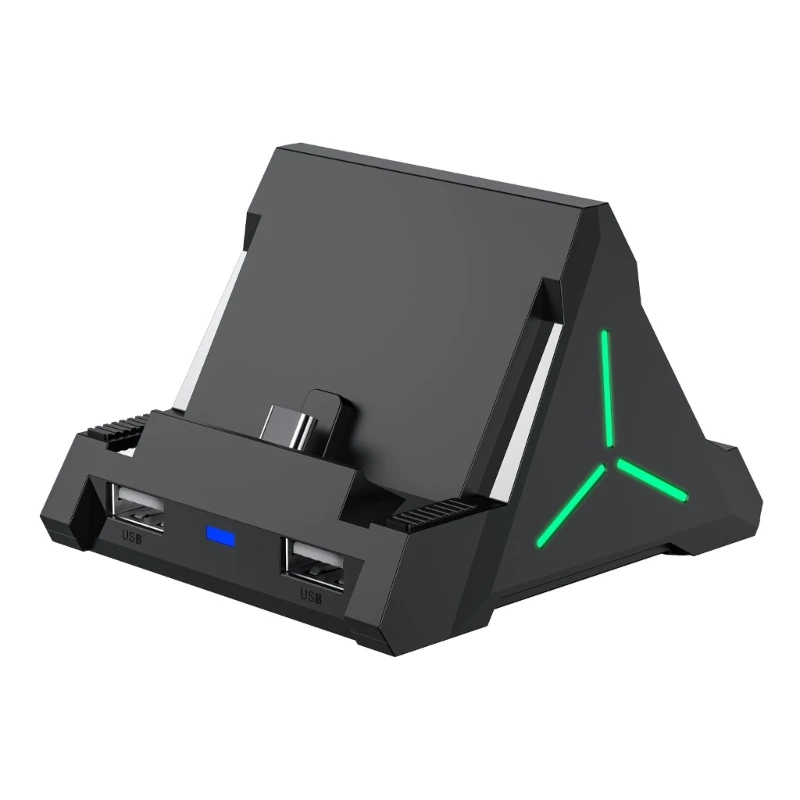 Multiport Adapter USB Hub USB C Charging Station Portable Charging Station with USB Port Card Slot LED Light D46B
Multiport Adapter USB Hub USB C Charging Station Portable Charging Station with USB Port Card Slot LED Light D46B