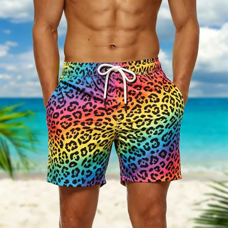 Men's Vibrant Gradient Animal Print Casual Shorts,for Garden Parties, Picnics, Casual Hangouts & Vibrant Styling
Men's Vibrant Gradient Animal Print Casual Shorts,for Garden Parties, Picnics, Casual Hangouts & Vibrant Styling