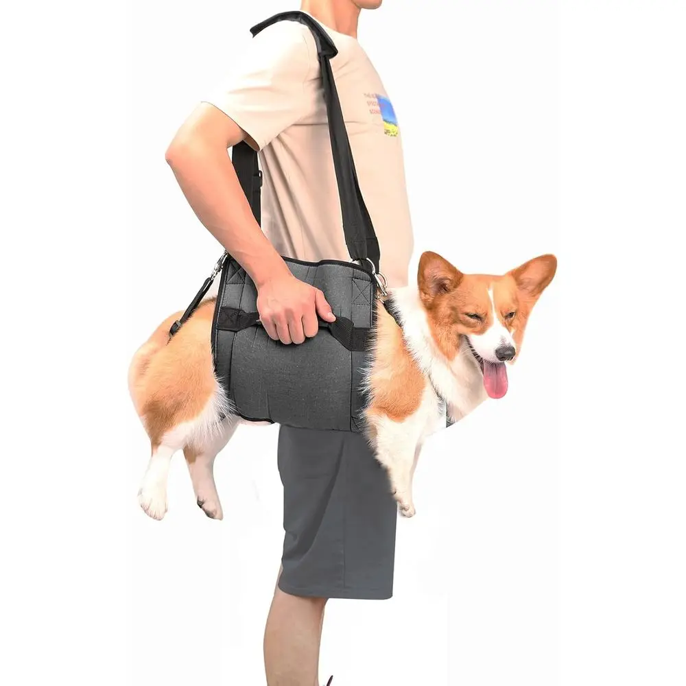 Dog Carry Sling, Backpack Pet Legs Support, Rehabilitation Dog Harness, Nail Trimming, Carrier for Senior Dogs with Joint Injuri
Dog Carry Sling, Backpack Pet Legs Support, Rehabilitation Dog Harness, Nail Trimming, Carrier for Senior Dogs with Joint Injuri