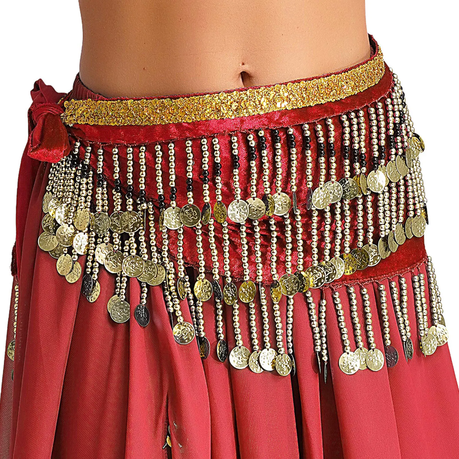 Women Adult Belly Dance Hip Scarf Accessories Oriental Dance Belt Bellydance Shiny Sequin Tassel Hip Skirt Dance Waist Chain
Women Adult Belly Dance Hip Scarf Accessories Oriental Dance Belt Bellydance Shiny Sequin Tassel Hip Skirt Dance Waist Chain