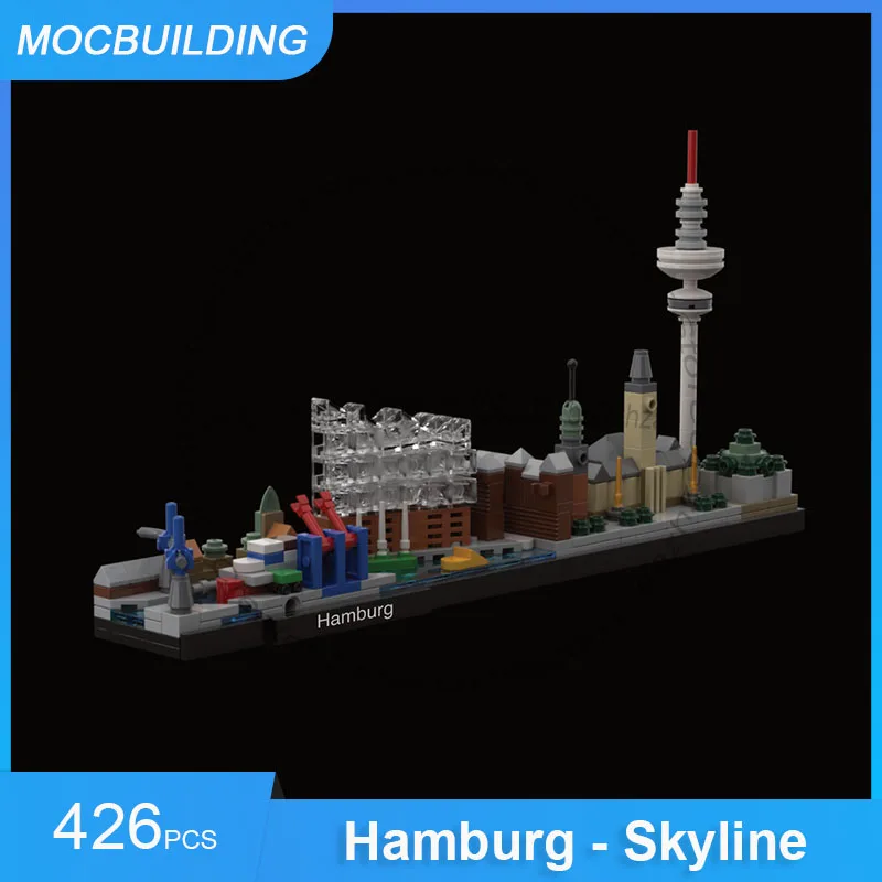MOC Building Blocks Hamburg - Skyline Architecture Model DIY Assembled Bricks Collection Display Creative Toys Gifts 426PCS
MOC Building Blocks Hamburg - Skyline Architecture Model DIY Assembled Bricks Collection Display Creative Toys Gifts 426PCS