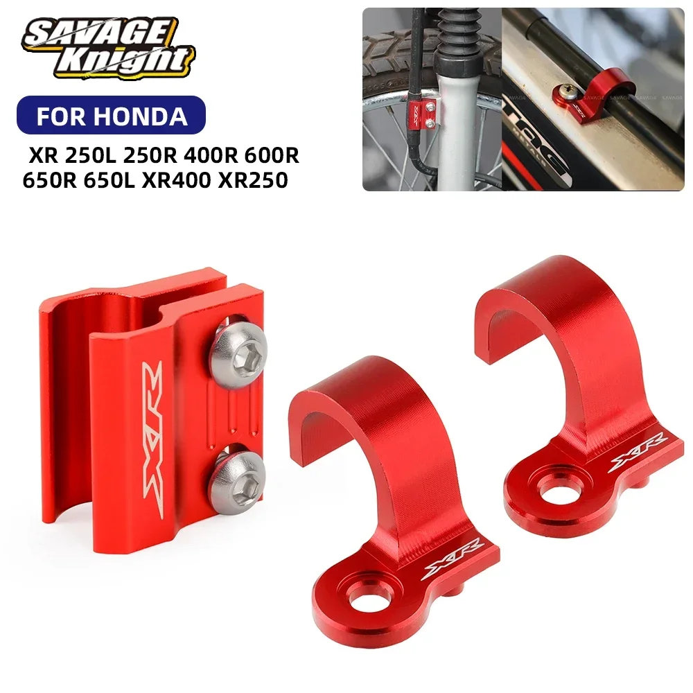 Motorcycle Front Rear Brake Hose Guide Spare Part For HONDA XR 250 650 L 400 600 R Moto Oil Line Holder Cable Clamp Accessories
Motorcycle Front Rear Brake Hose Guide Spare Part For HONDA XR 250 650 L 400 600 R Moto Oil Line Holder Cable Clamp Accessories
