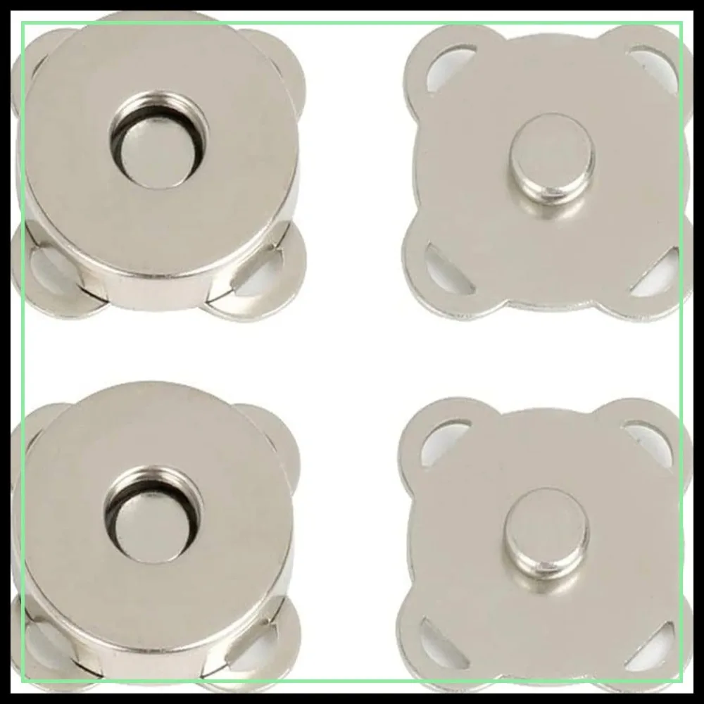 15mm Magnetic Snaps Buttons for Purses, Bags, Clothes, DIY Craft - Silver
15mm Magnetic Snaps Buttons for Purses, Bags, Clothes, DIY Craft - Silver