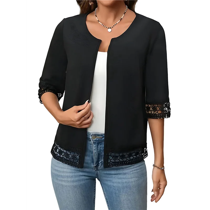 ABRT-Womens Casual 3/4 Sleeve Cardigan 2025 Trendy Loose Open Front Shirts Solid Color Lace Blouse Outfits
ABRT-Womens Casual 3/4 Sleeve Cardigan 2025 Trendy Loose Open Front Shirts Solid Color Lace Blouse Outfits