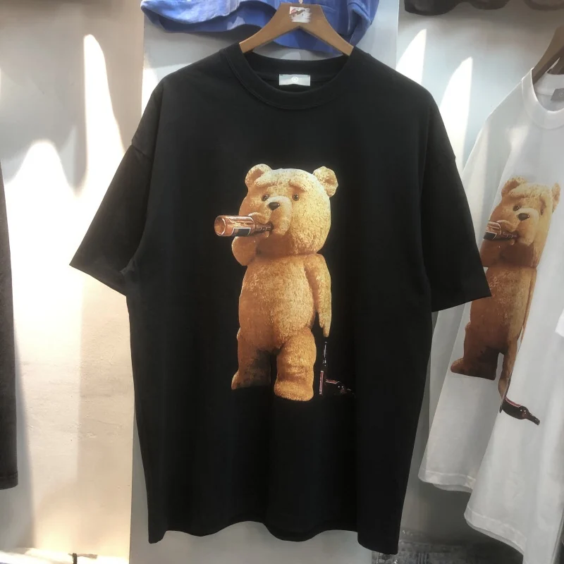 Trendy Selfi Bear Print ort Sve Loose round Ne T-irt ex Summer Faion Cartoon Design Youth ular Sle
Trendy Selfi Bear Print ort Sve Loose round Ne T-irt ex Summer Faion Cartoon Design Youth ular Sle