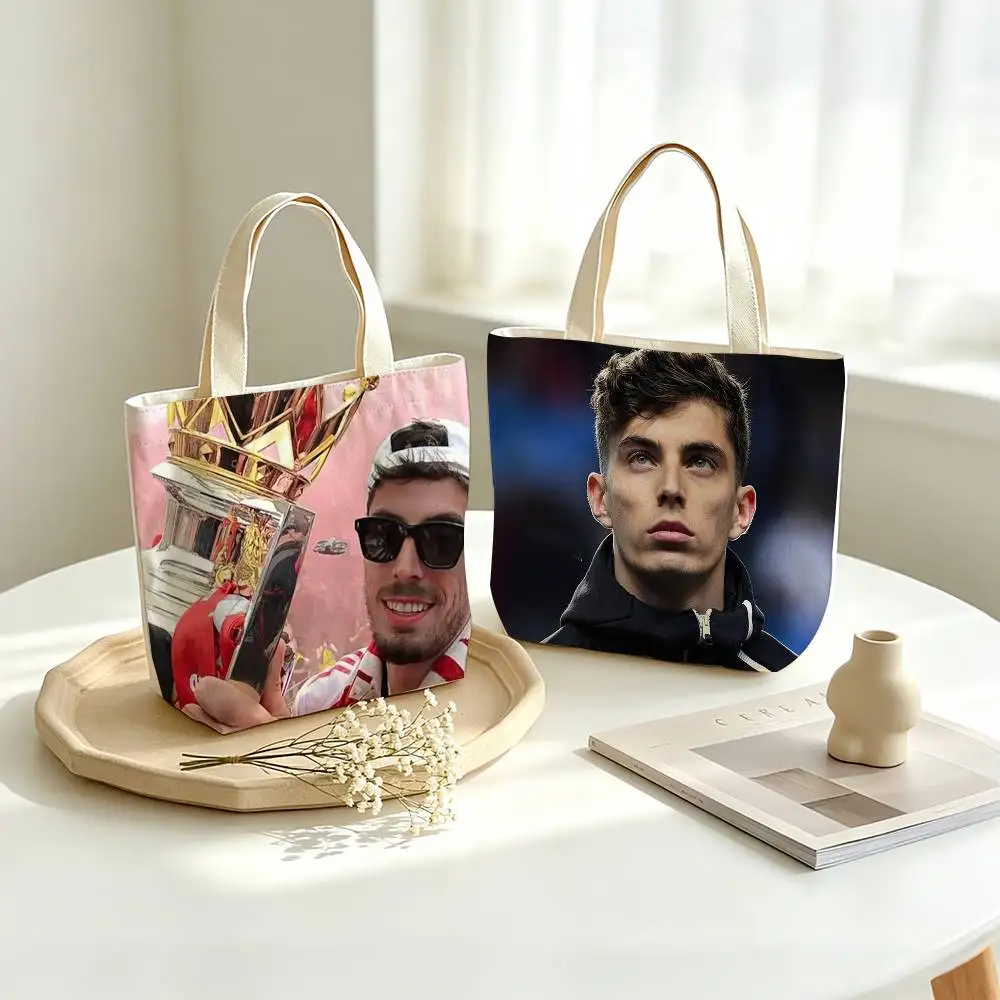HANDSOME Kai L-Lukas H-Havertz Printed Canvas Tote Bag Shoulder Bag Commuter Mommy Shopping Bag
HANDSOME Kai L-Lukas H-Havertz Printed Canvas Tote Bag Shoulder Bag Commuter Mommy Shopping Bag