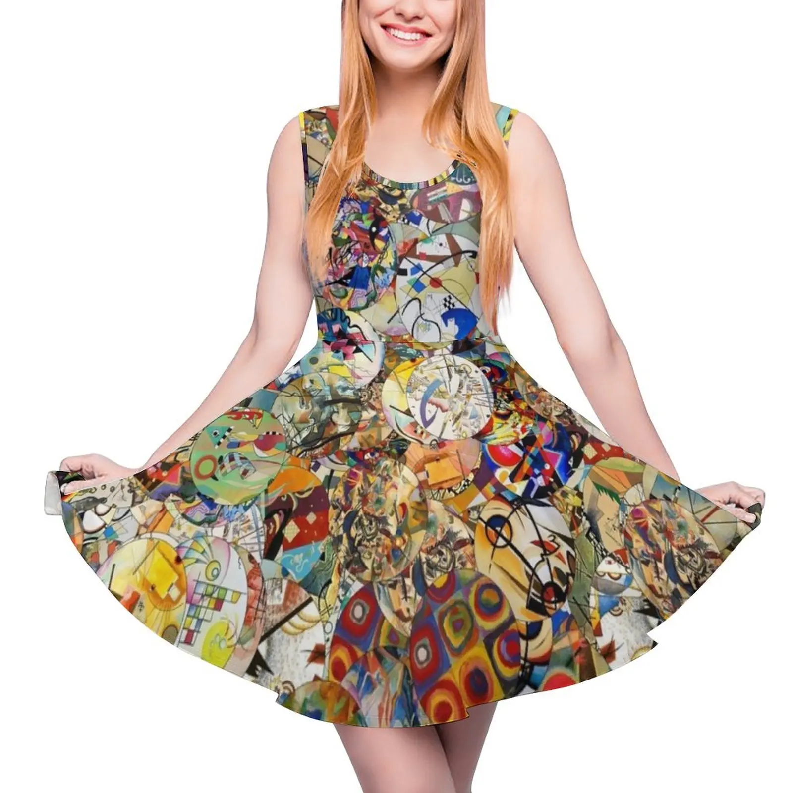 Wassily Kandinsky Sleeveless Dress Dress for pregnant women clothes Women long dress
Wassily Kandinsky Sleeveless Dress Dress for pregnant women clothes Women long dress