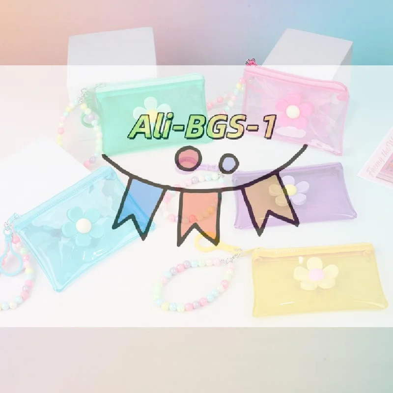 Trendy Small Wallet with Colorful Flower Bead Chain PVC Coin Purse for Everyday Needs
Trendy Small Wallet with Colorful Flower Bead Chain PVC Coin Purse for Everyday Needs