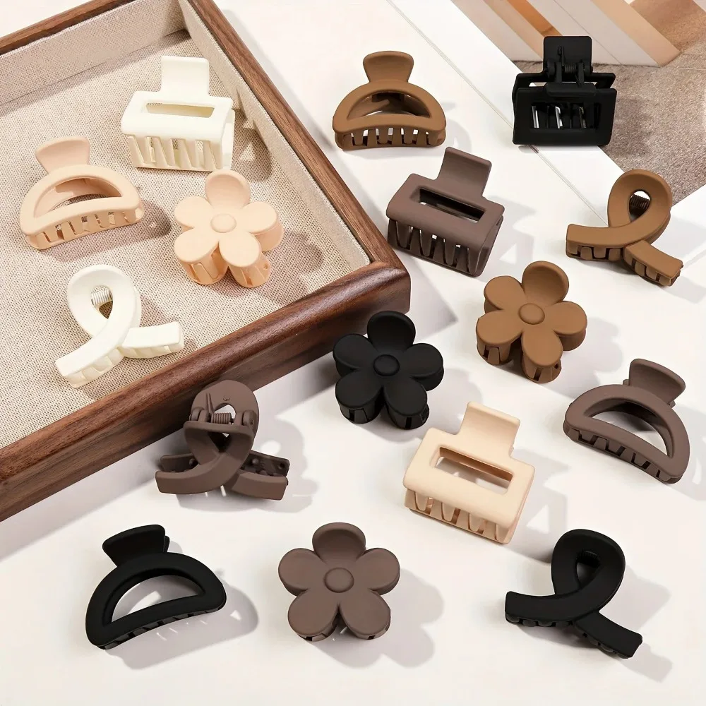 Women Girls Small Flower Hair Claw Clips 5Pcs Multistyle Rectangle Jaw Clips Semicircle Barrettes Hair Accessories
Women Girls Small Flower Hair Claw Clips 5Pcs Multistyle Rectangle Jaw Clips Semicircle Barrettes Hair Accessories