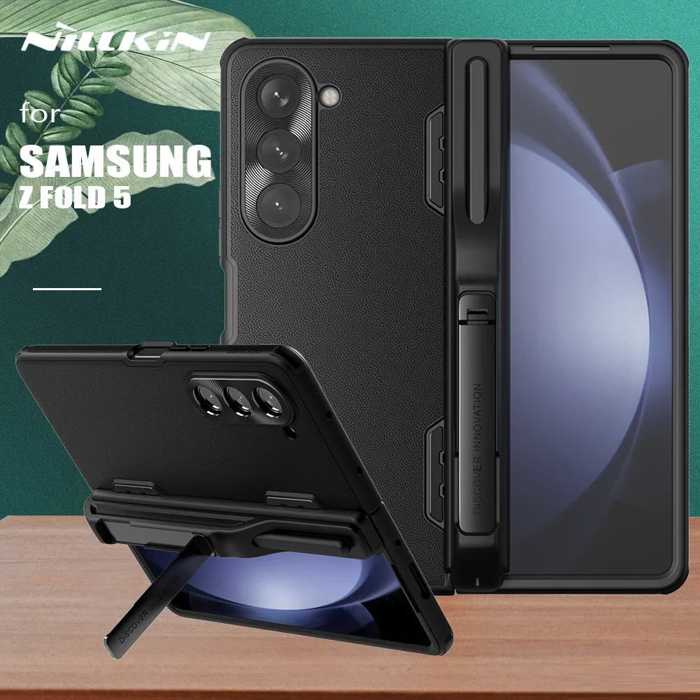 Nillkin for Samsung Galaxy Z Fold 5 5G Case Camshield Fold Leather Case for S-Pen Matte Stand Cover for Samsung Z Fold 5 Case
Nillkin for Samsung Galaxy Z Fold 5 5G Case Camshield Fold Leather Case for S-Pen Matte Stand Cover for Samsung Z Fold 5 Case