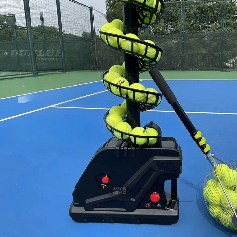 Portable tennis serve machine, innovative tennis ball throwing and feeding training machine
Portable tennis serve machine, innovative tennis ball throwing and feeding training machine