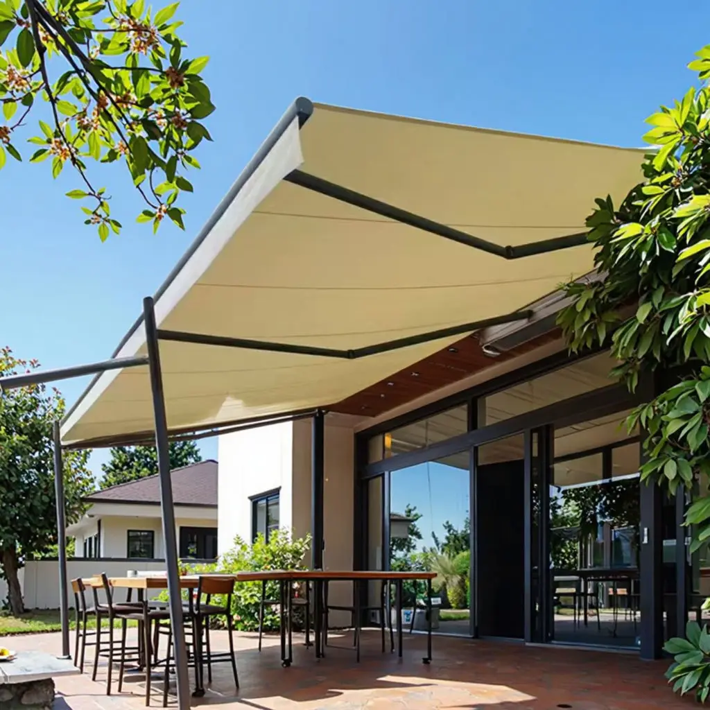 Luxury Auto Awning Manufacturer Outdoor Foldable Awning with PVC canvas multi-size projection-type foldable arm design canopy
Luxury Auto Awning Manufacturer Outdoor Foldable Awning with PVC canvas multi-size projection-type foldable arm design canopy