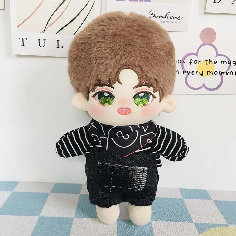 Cotton doll clothes 20cm doll denim three piece set triangle scarf changing accessories
Cotton doll clothes 20cm doll denim three piece set triangle scarf changing accessories