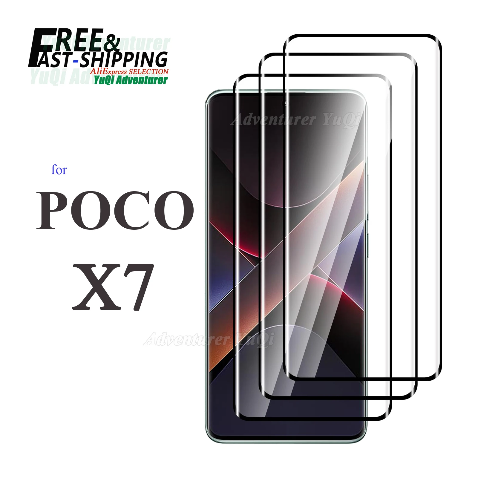 3D Screen Protector For POCO X7 XIAOMI 6.67 inch Side Glue Tempered Glass HD Crystal 9H Anti Scratch Phone Accessaries
3D Screen Protector For POCO X7 XIAOMI 6.67 inch Side Glue Tempered Glass HD Crystal 9H Anti Scratch Phone Accessaries