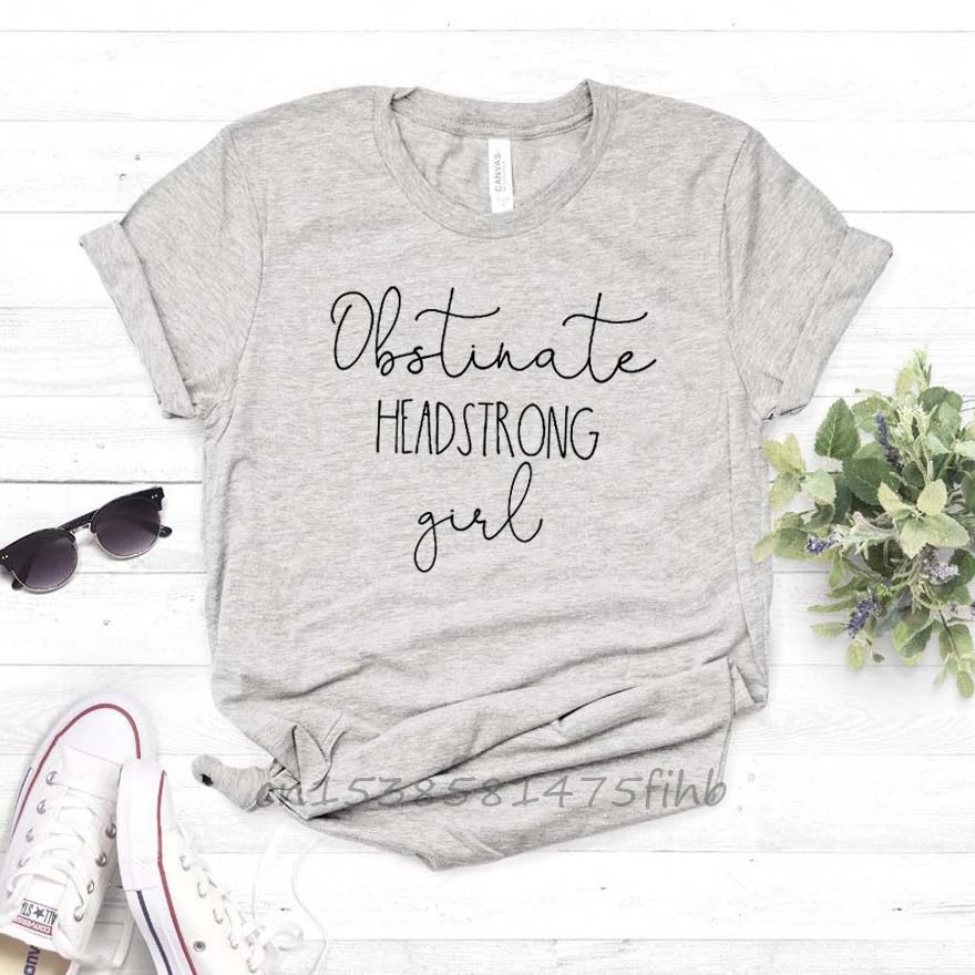 Obstinate Headstrong Girl Print Women Tshirt No Fade Premium T Shirt For Lady Girl Woman T-Shirts Graphic Top Tee Customize
Obstinate Headstrong Girl Print Women Tshirt No Fade Premium T Shirt For Lady Girl Woman T-Shirts Graphic Top Tee Customize