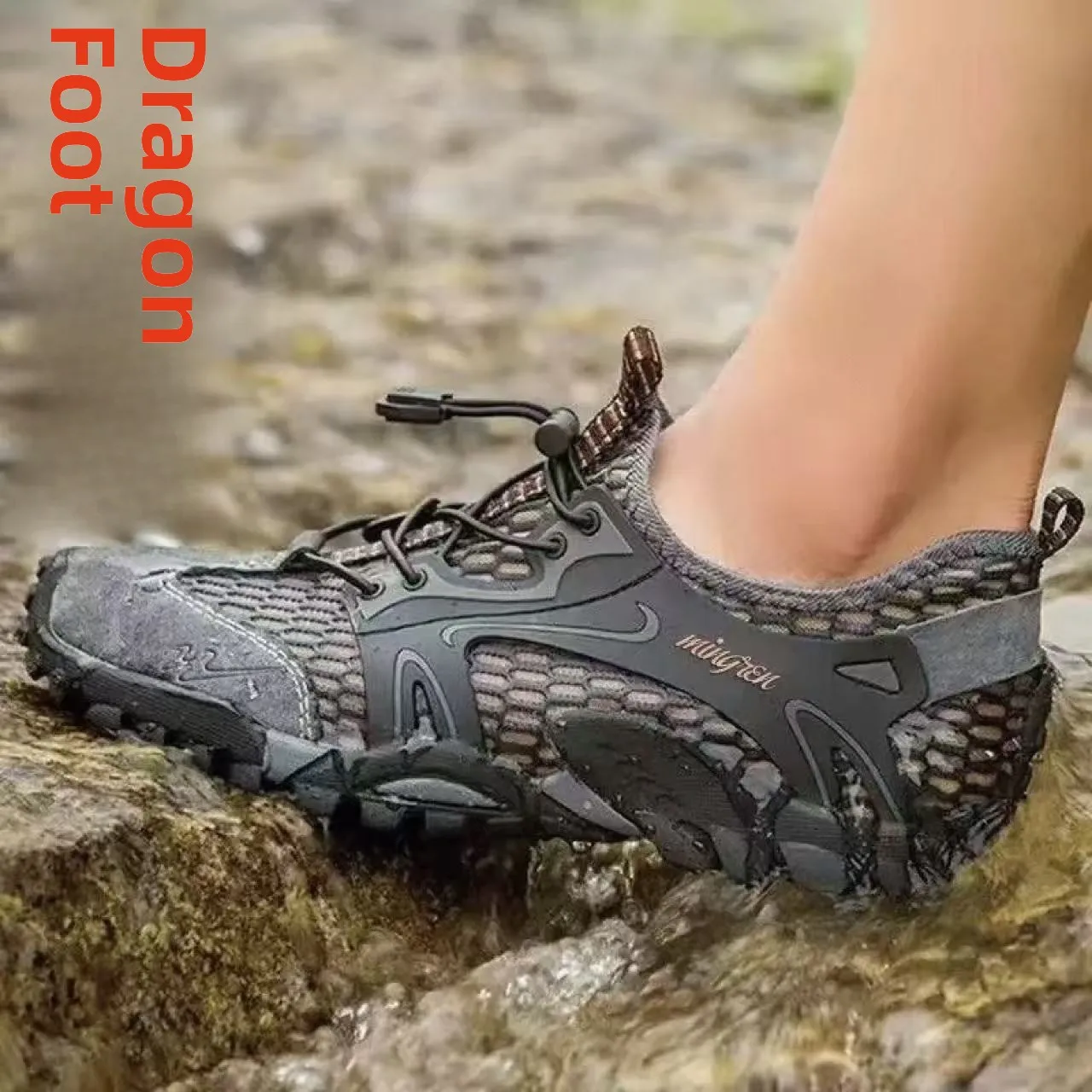 Men's Summer Breathable Mesh Outdoor Climbing Shoes Casual Walking Shoes round Toe Rubber Outsole Sporty Style Rotation Buckle
Men's Summer Breathable Mesh Outdoor Climbing Shoes Casual Walking Shoes round Toe Rubber Outsole Sporty Style Rotation Buckle