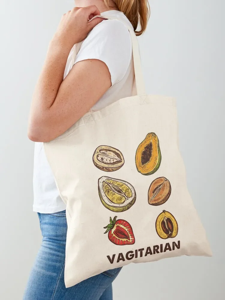 Vagitarian Tote Bag reusable shopping bag Beach bag handbag
Vagitarian Tote Bag reusable shopping bag Beach bag handbag