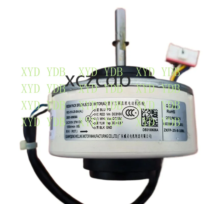 DB For Samsung Air conditioning DC motor Fan DB31-00636A RD-310-25-8A(AL) SIC-41CVJ-F127-2 DC310V 27W parts
DB For Samsung Air conditioning DC motor Fan DB31-00636A RD-310-25-8A(AL) SIC-41CVJ-F127-2 DC310V 27W parts