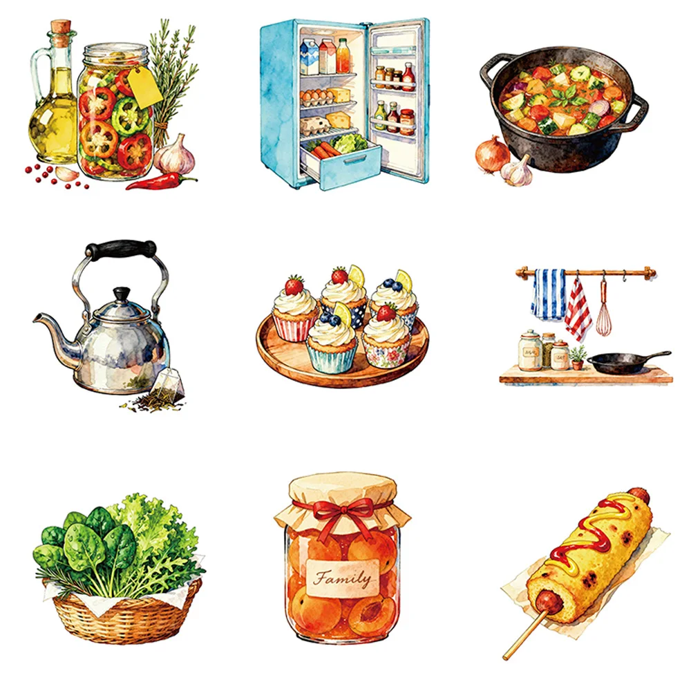 56 Creative Food-Themed Stickers PET Transparent Waterproof Stickers for Water Bottles, Handwritten Journals, Phone Decorations
56 Creative Food-Themed Stickers PET Transparent Waterproof Stickers for Water Bottles, Handwritten Journals, Phone Decorations