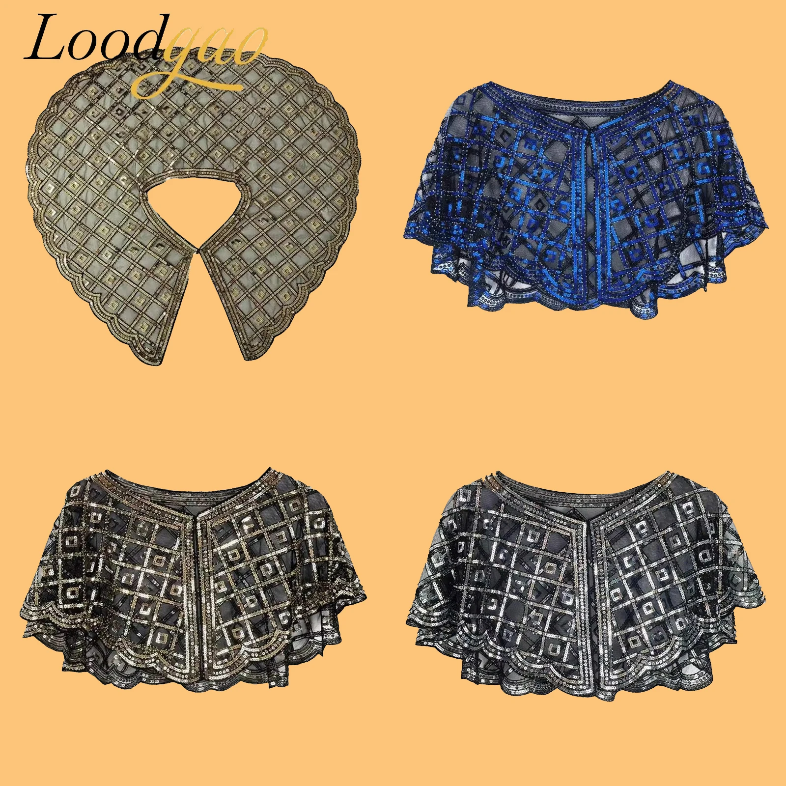 Lady Party Shawls Womens Shoulder Bolero Wraps Elegant Cocktails Waved Trim Sequins 1920s Shawl Shrugs Pageant Evening Cape
Lady Party Shawls Womens Shoulder Bolero Wraps Elegant Cocktails Waved Trim Sequins 1920s Shawl Shrugs Pageant Evening Cape