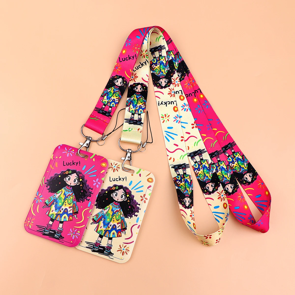 Cartoon Girl Lanyard For Keys ID Card Cover Badge Holder Mobile Phone Charm Women Key Rings Neck Straps Keychain Accessories
Cartoon Girl Lanyard For Keys ID Card Cover Badge Holder Mobile Phone Charm Women Key Rings Neck Straps Keychain Accessories