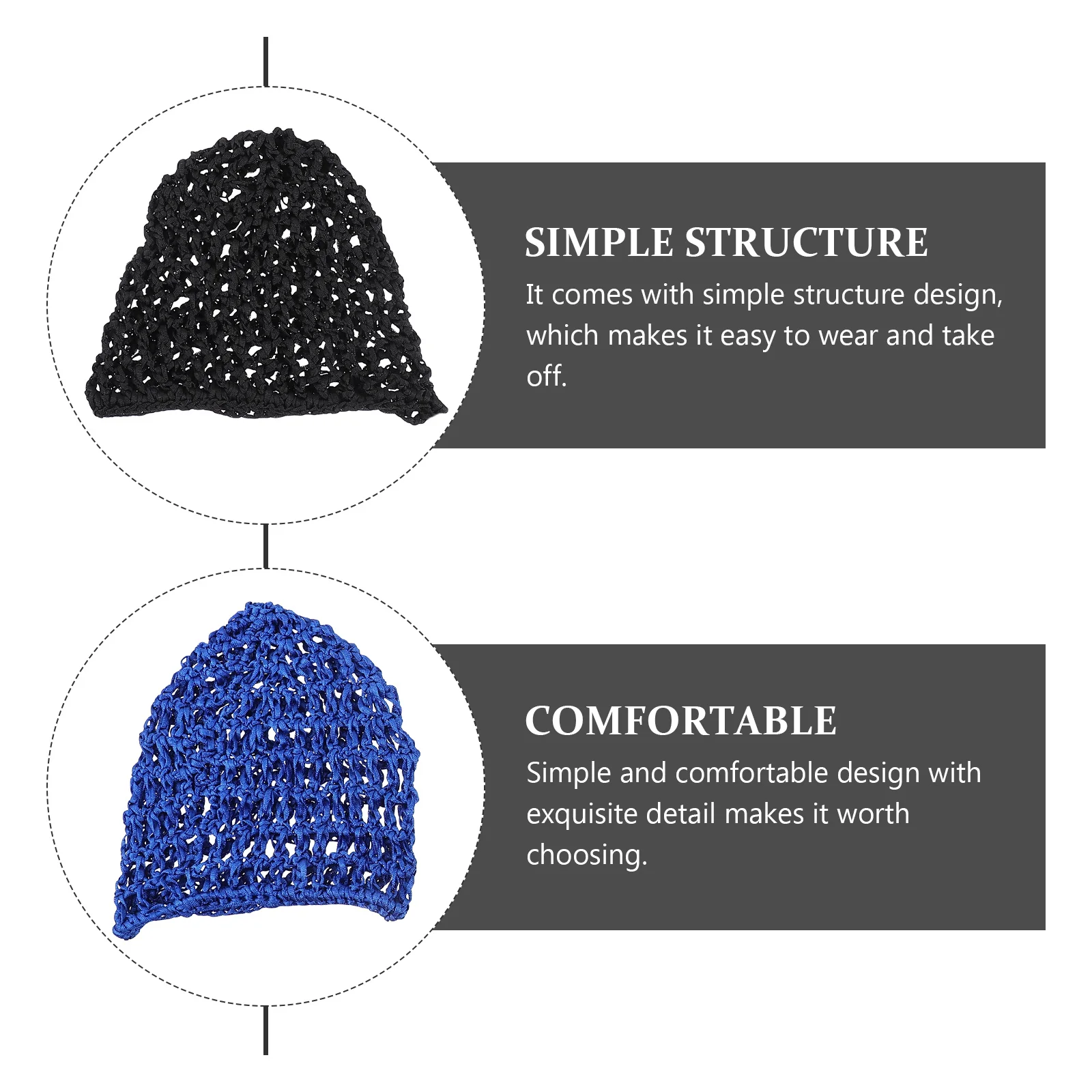 3Pcs Mesh Hair Nets Crochet Sleeping Caps Women Hat Breathable Easy to Wear Hair Nets for Women Mesh Sleeping Hat
3Pcs Mesh Hair Nets Crochet Sleeping Caps Women Hat Breathable Easy to Wear Hair Nets for Women Mesh Sleeping Hat
