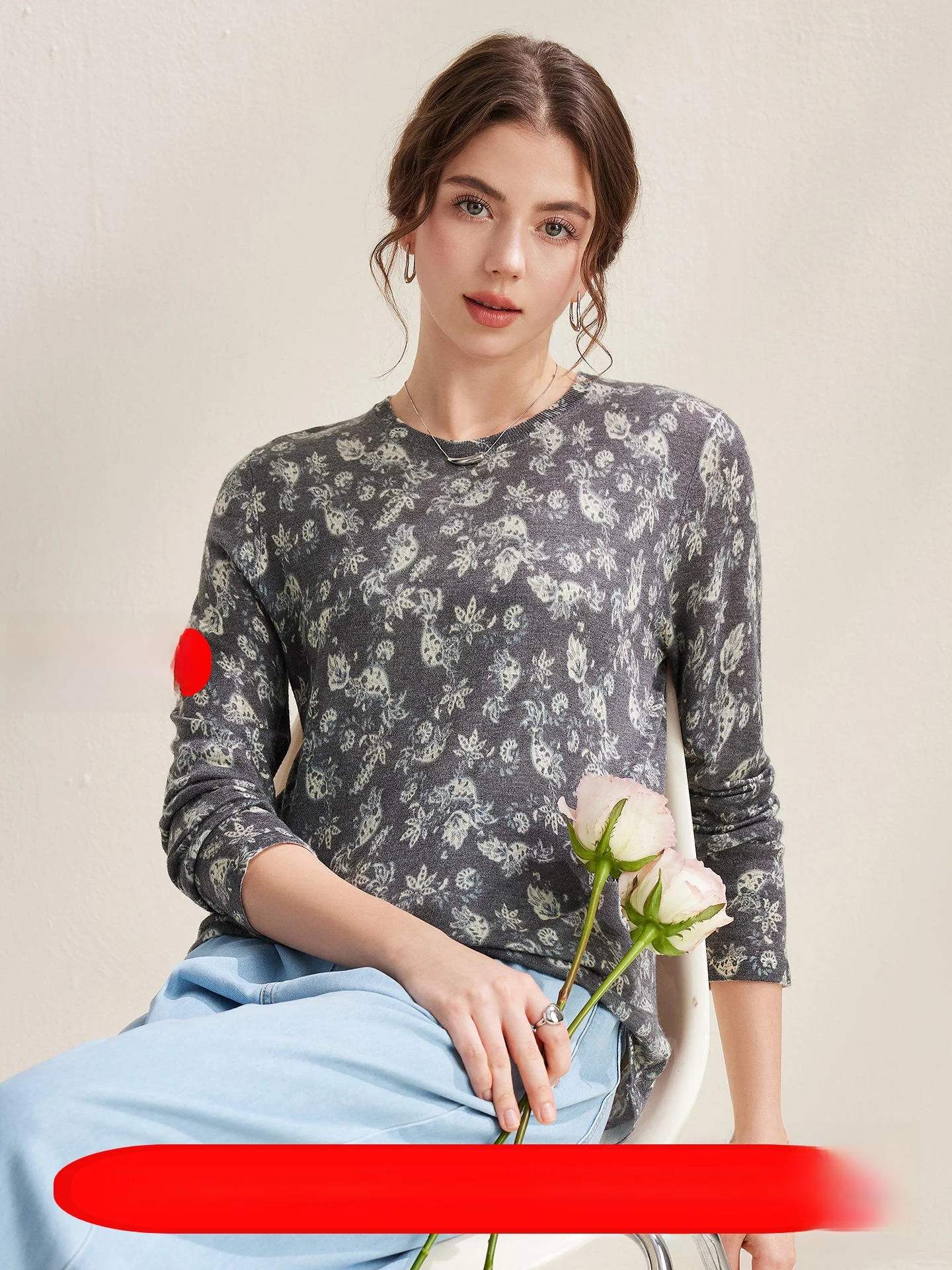 Miaojun Spring Summer New Water Soluble Wool Long Sleeve Knitted Top Women Elegant Print T Shirt Base Layer Upper Body
Miaojun Spring Summer New Water Soluble Wool Long Sleeve Knitted Top Women Elegant Print T Shirt Base Layer Upper Body
