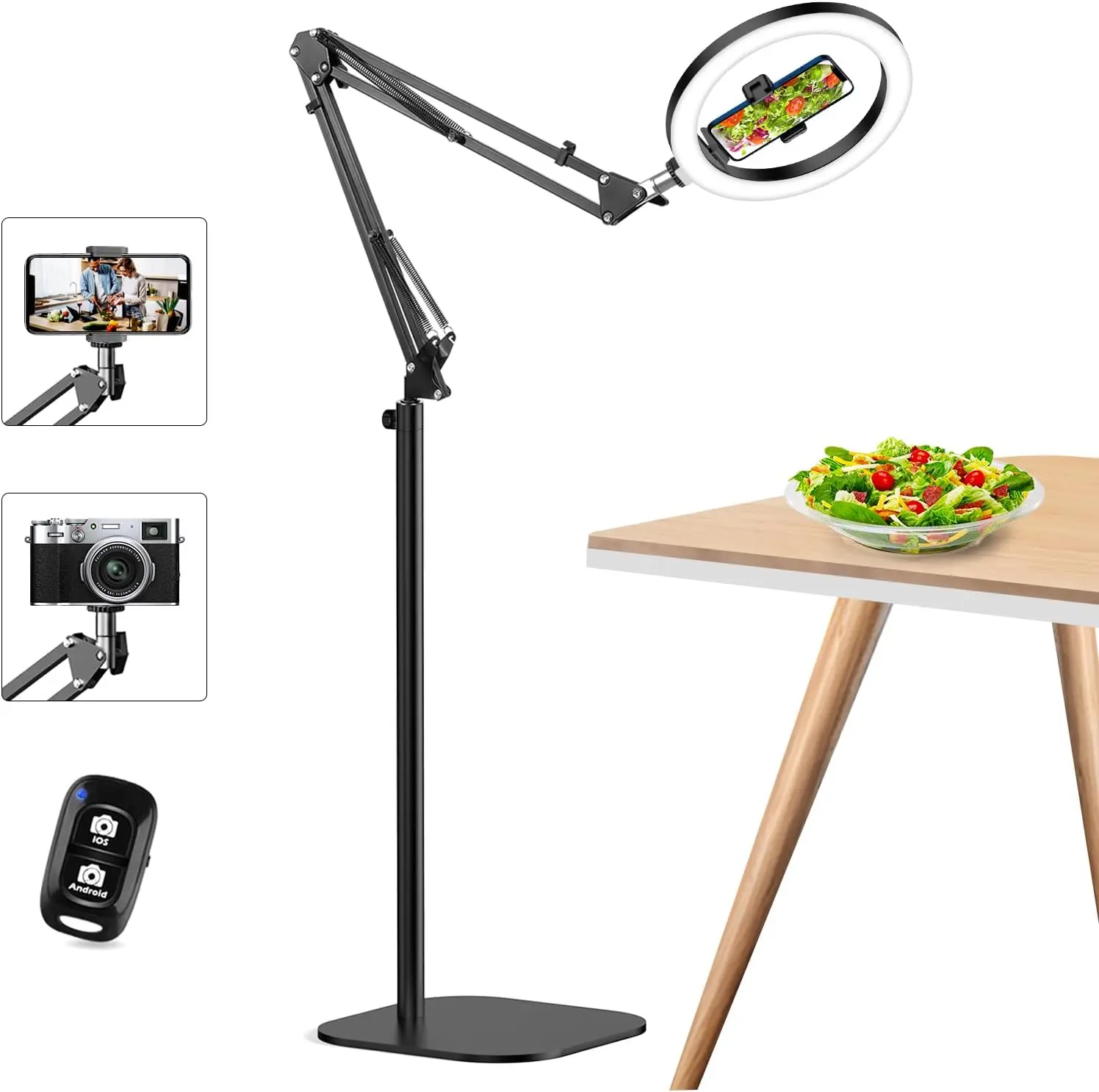 10" Ring Light Tripod with Adjustable Stand for iPhone Video Recording Selfie Vlog TikTok YouTube
10" Ring Light Tripod with Adjustable Stand for iPhone Video Recording Selfie Vlog TikTok YouTube