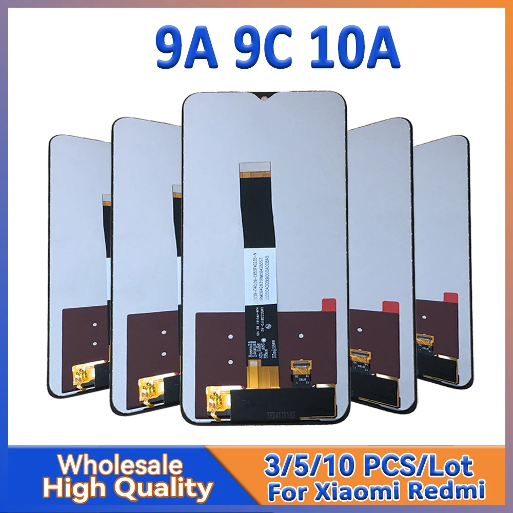 Wholesale 3/5/10 pieces Lot For Xiaomi Redmi 9A LCD Screen With Touch Mount For Redmi 9C 10A
Wholesale 3/5/10 pieces Lot For Xiaomi Redmi 9A LCD Screen With Touch Mount For Redmi 9C 10A