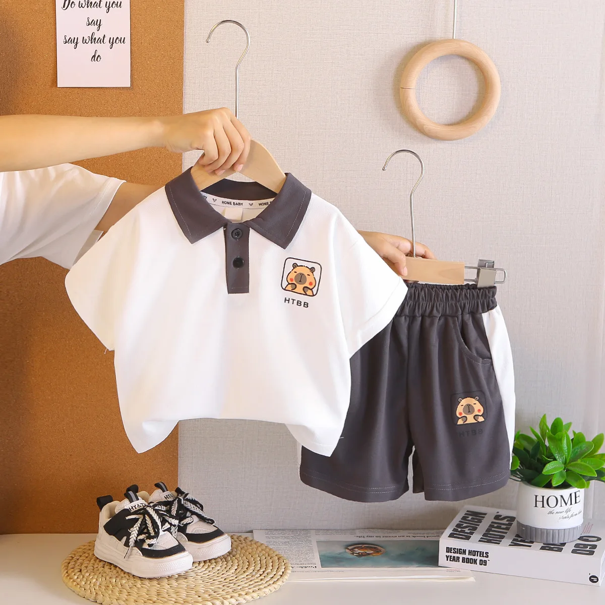 2025 New Baby Boys 2 Piece Set Toddler Boy Summer Clothes Cartoo Short Sleeve Polo Tee and Shorts Kids Preppy Streetwear Outfits
2025 New Baby Boys 2 Piece Set Toddler Boy Summer Clothes Cartoo Short Sleeve Polo Tee and Shorts Kids Preppy Streetwear Outfits
