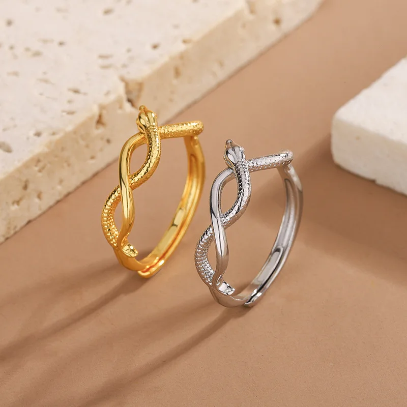 925 Sterling Silver Adjustable Rings For Women Couple Luxury Jewelry Ladies Snake Wrap Dresses Wedding Accessories Argent 925
925 Sterling Silver Adjustable Rings For Women Couple Luxury Jewelry Ladies Snake Wrap Dresses Wedding Accessories Argent 925