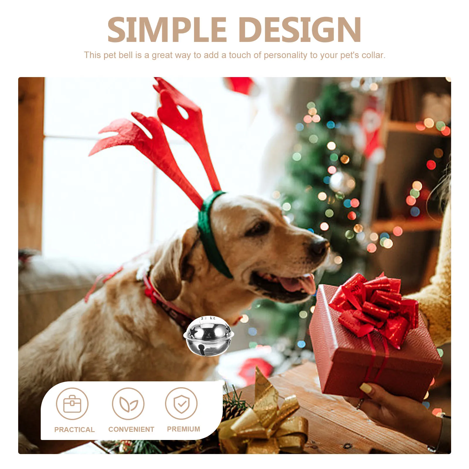 6pcs Colorful Pet Bells 5cm Silver Gold Green Christmas Theme Dog Cat Collar Mini Bell DIY Craft Charm Necklace
6pcs Colorful Pet Bells 5cm Silver Gold Green Christmas Theme Dog Cat Collar Mini Bell DIY Craft Charm Necklace