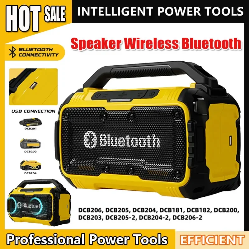 For Dewalt 18v Speaker Wireless Bluetooth-compatible Subwoofer Outdoor Construction Site Waterproof Loudspeaker Stereo Surround
For Dewalt 18v Speaker Wireless Bluetooth-compatible Subwoofer Outdoor Construction Site Waterproof Loudspeaker Stereo Surround