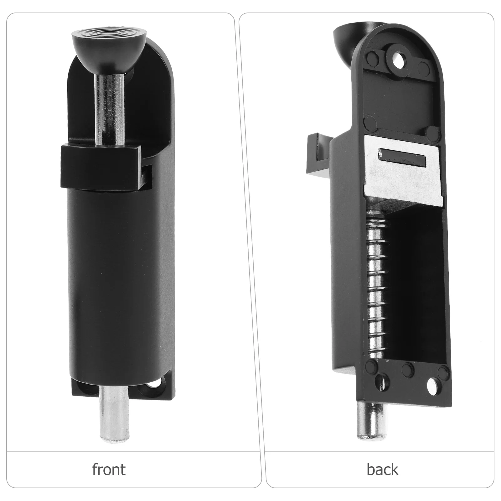 Spring Pin Latch Zinc Alloy Durable Lock Body for Door Sliding Barrel Bolt Gate Latch Slide Fence Bolt Gate Hardware
Spring Pin Latch Zinc Alloy Durable Lock Body for Door Sliding Barrel Bolt Gate Latch Slide Fence Bolt Gate Hardware