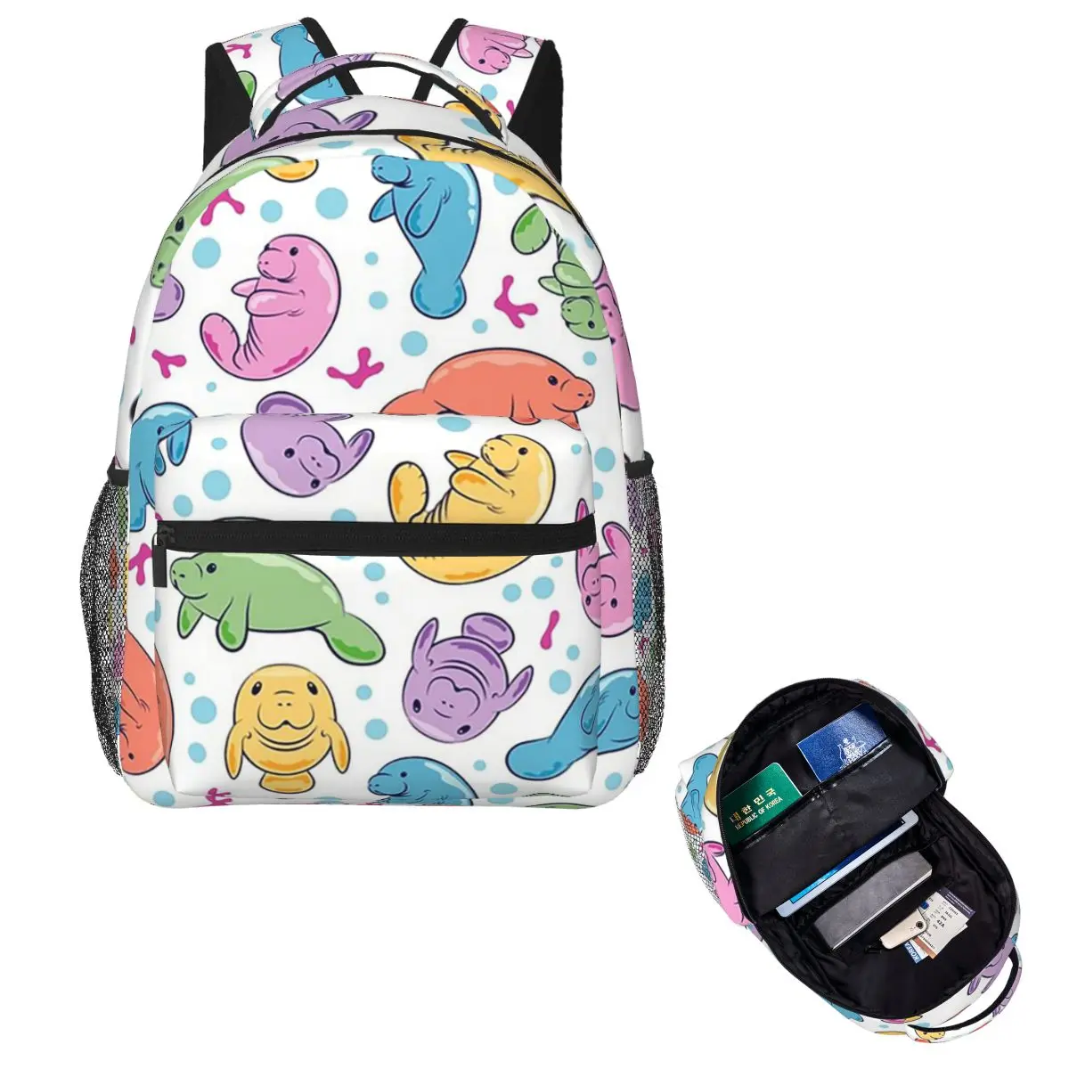 Cute Manatee Pattern Colorful Underwater Student Backpack School Bag Hiking Travel Daypack Fashion Bookbag Shoulder Bags
Cute Manatee Pattern Colorful Underwater Student Backpack School Bag Hiking Travel Daypack Fashion Bookbag Shoulder Bags