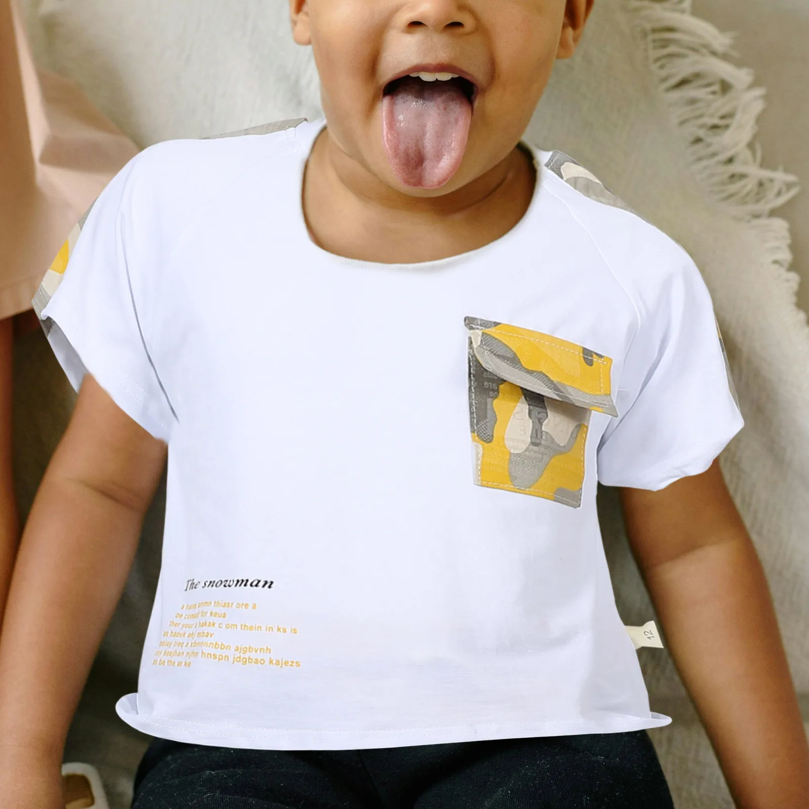 1 set 1 Set Outfits Boy Summer Outfit Short Sleeve T-Shirt Pant Set Toddler Boy Clothes Lightweight 120
1 set 1 Set Outfits Boy Summer Outfit Short Sleeve T-Shirt Pant Set Toddler Boy Clothes Lightweight 120