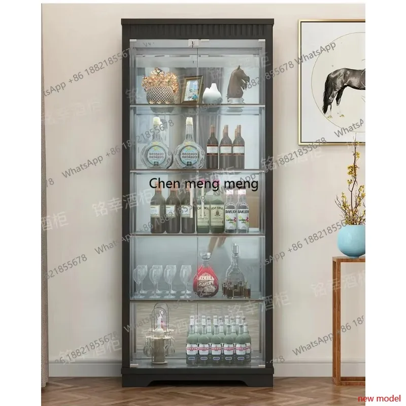 Transparency Modern Wine Cabinet Creative Living Room Against Wine Cabinet Simple Chinese Bar Furniture
Transparency Modern Wine Cabinet Creative Living Room Against Wine Cabinet Simple Chinese Bar Furniture