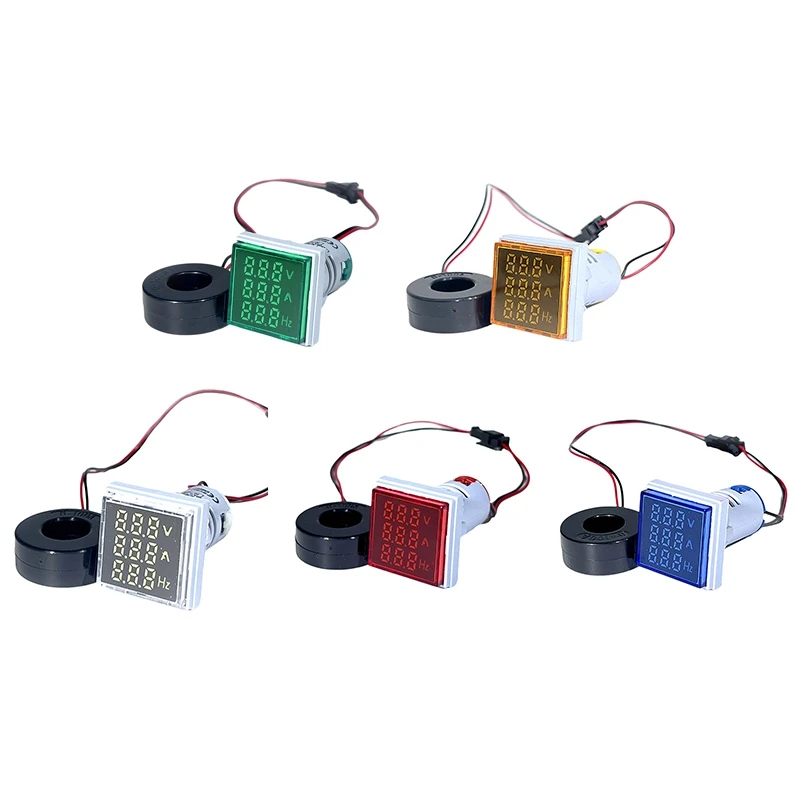 HLZS-LED Digital Voltmeter Ammeter Hertz Meter AC6-500V Signal Lights Voltage Current Frequency Meter Indicator Tester
HLZS-LED Digital Voltmeter Ammeter Hertz Meter AC6-500V Signal Lights Voltage Current Frequency Meter Indicator Tester