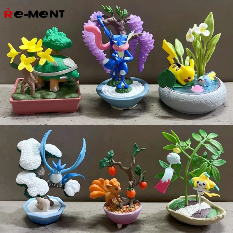 Original Re-Ment Pokemon Blind box Potted Plant 3 Seasonal Changes Six Tailed Fox Miniature Scene Model Toy Collection Gifts 
Original Re-Ment Pokemon Blind box Potted Plant 3 Seasonal Changes Six Tailed Fox Miniature Scene Model Toy Collection Gifts