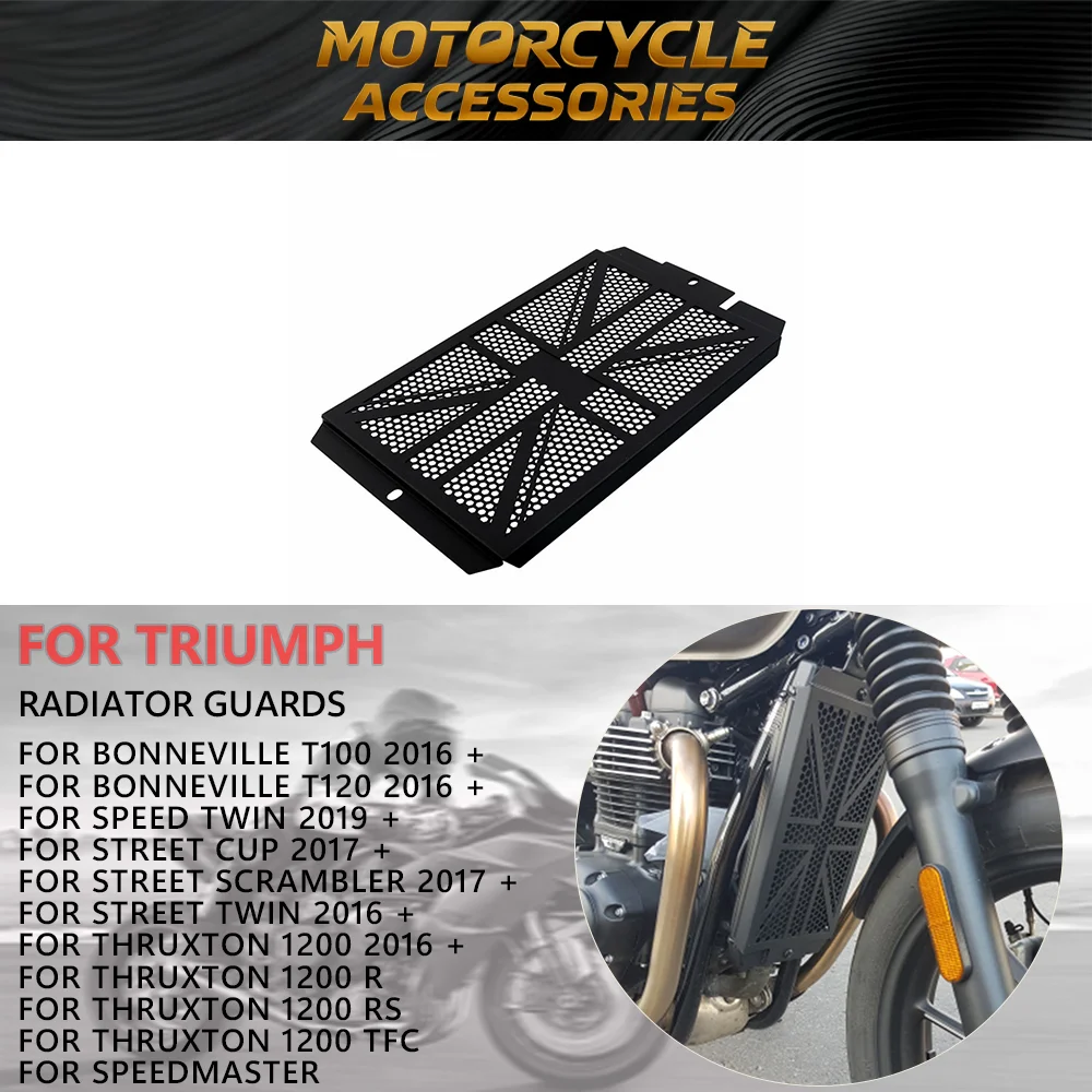 For Bonneville Radiator Guard Cover T100 T120 Bobber Street Scrambler Motorcycle Accessories Protection Grille Protector
For Bonneville Radiator Guard Cover T100 T120 Bobber Street Scrambler Motorcycle Accessories Protection Grille Protector