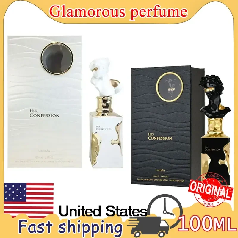 Lattafa Her Confession Eau de Parfum Femme Spray 100 мл оригинальные арабские духи его исповедь мужской одеколон стойкий парфюмерный макияж
Lattafa Her Confession Eau de Parfum Femme Spray 100 мл оригинальные арабские духи его исповедь мужской одеколон стойкий парфюмерный макияж