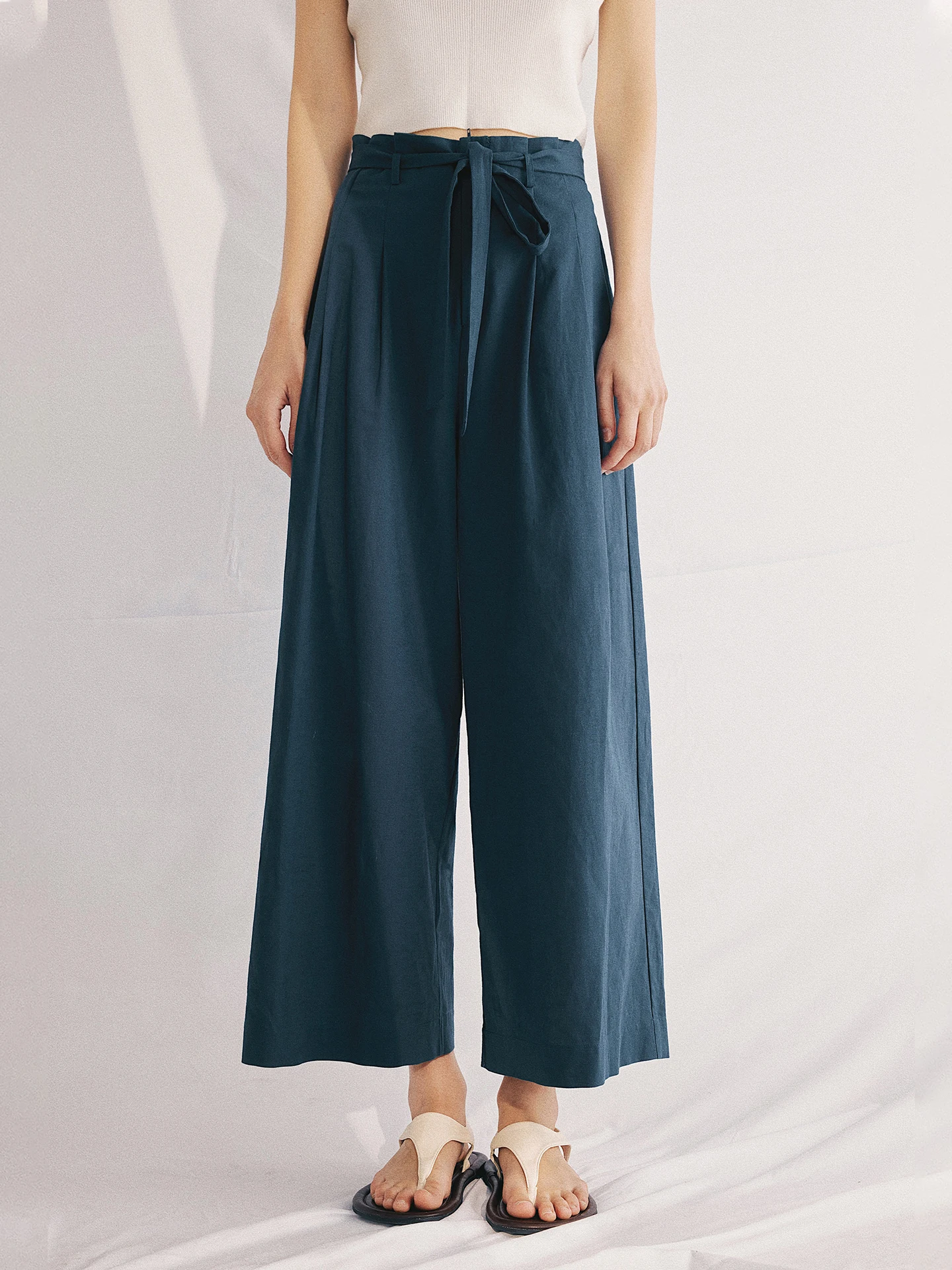 l Cotton Linen Adjustable Waist Loose Nine-Piece Casual Pants Women's Wide Leg Pants Summer Season Casual Trousers
l Cotton Linen Adjustable Waist Loose Nine-Piece Casual Pants Women's Wide Leg Pants Summer Season Casual Trousers