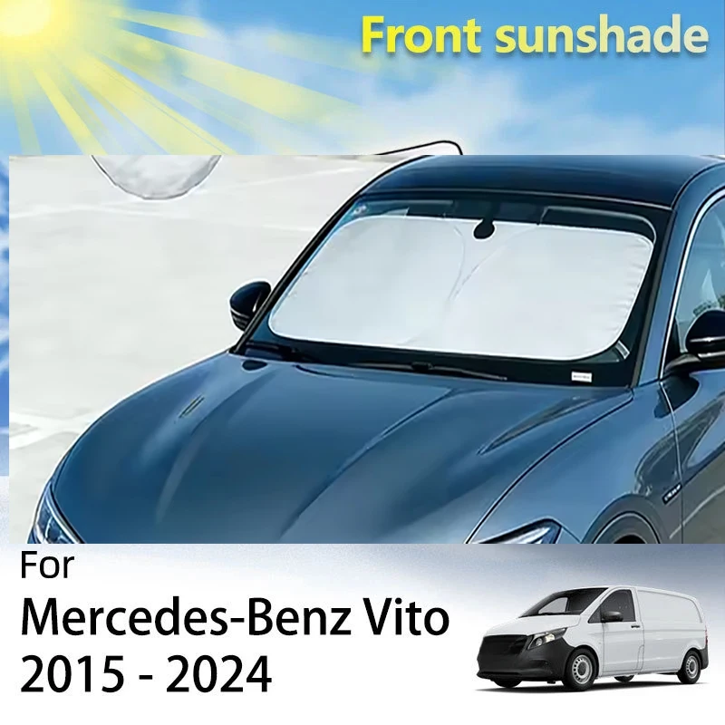 Front Window Sunshade For Mercedes-Benz V Class E Vito W447 2015 - 2024 Accessories Windshield Heat Insulation Sun Shades Parts
Front Window Sunshade For Mercedes-Benz V Class E Vito W447 2015 - 2024 Accessories Windshield Heat Insulation Sun Shades Parts