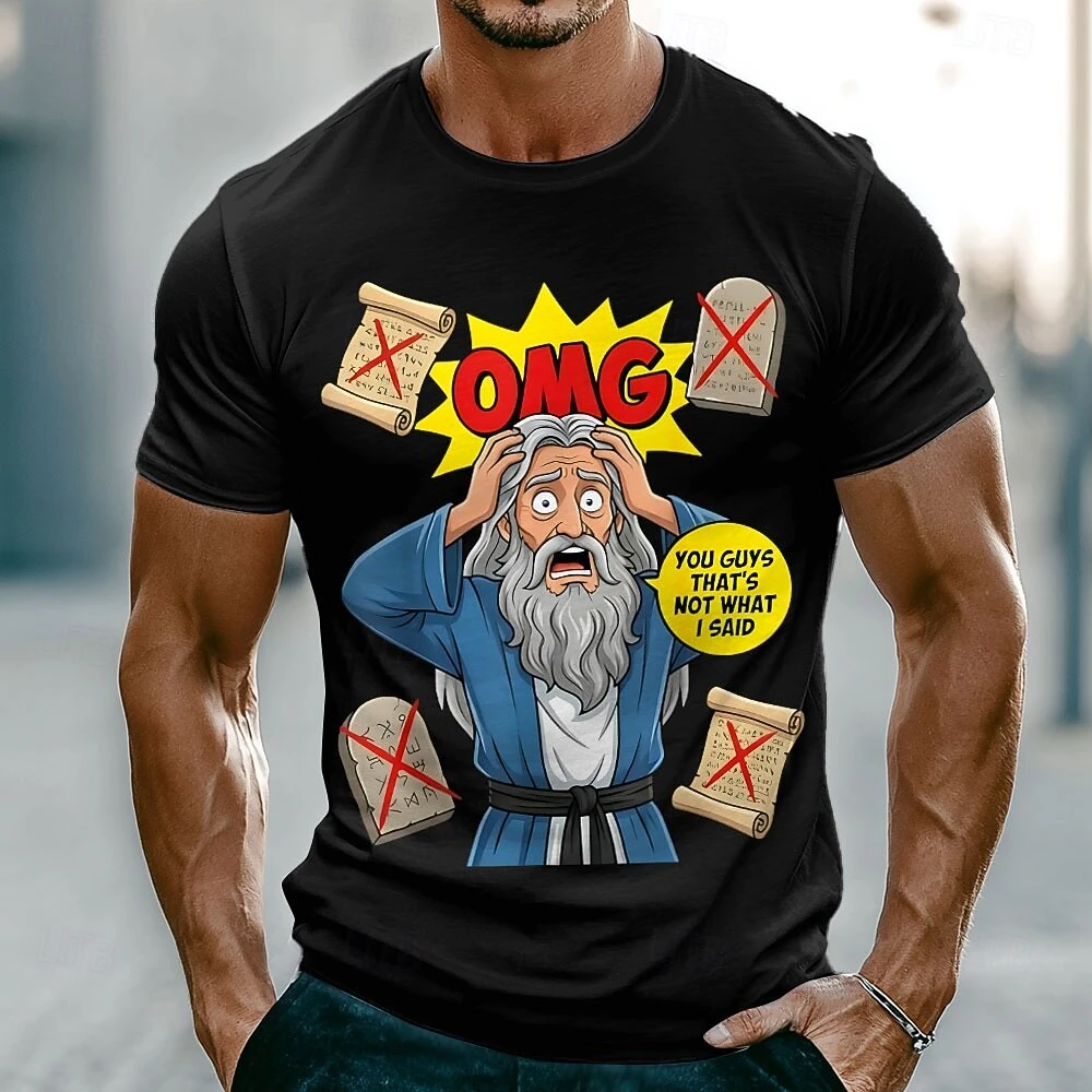 Funny 3D Letter Print T Shirt For Men Street Hip Hop Short Sleeve Tops Summer Casual Round Neck Pullover Fashion Loose Men's Tee
Funny 3D Letter Print T Shirt For Men Street Hip Hop Short Sleeve Tops Summer Casual Round Neck Pullover Fashion Loose Men's Tee