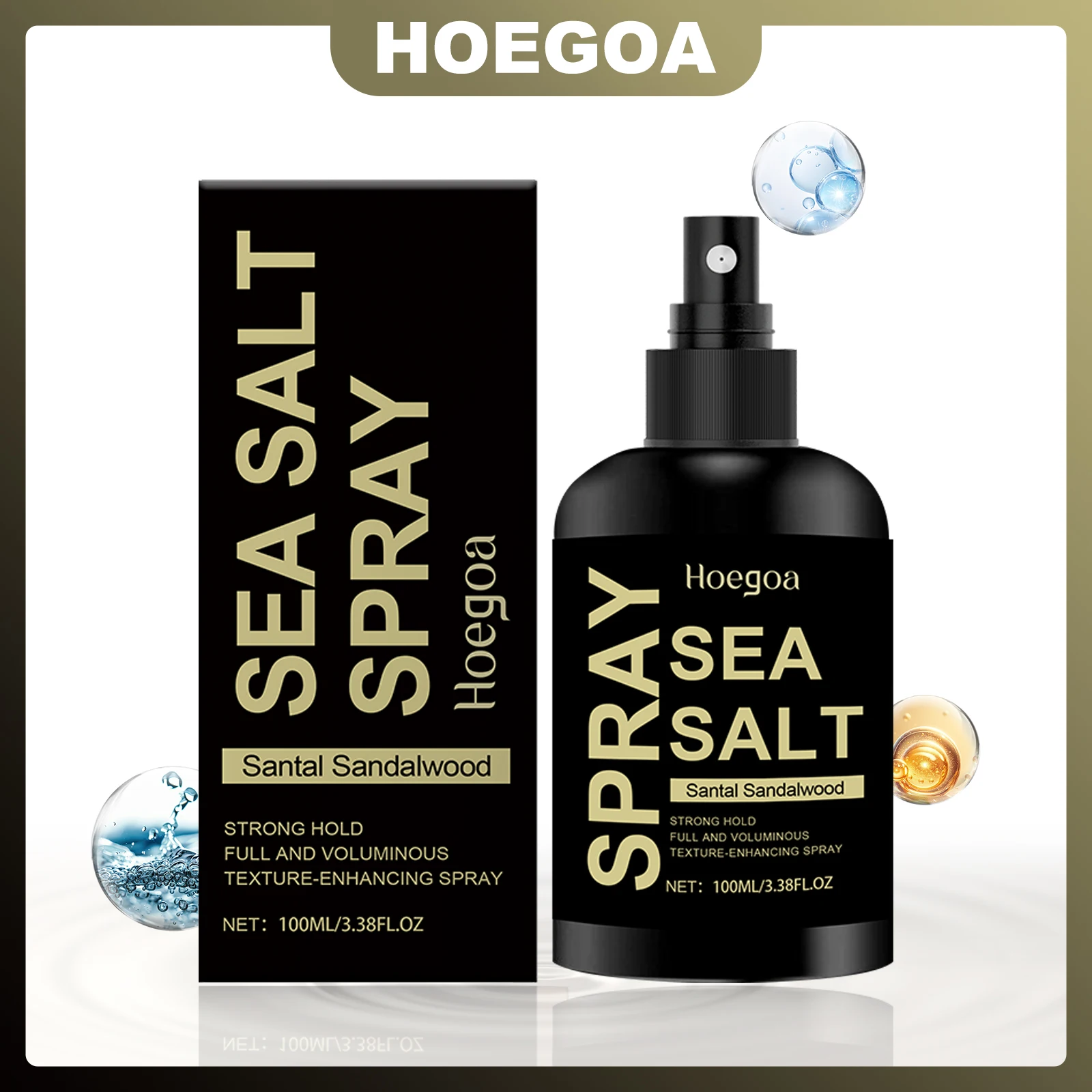 HOEGOA Natural Sea Salt Spray Strengthens Hair Reduces Breakage Long-Lasting Hold Style Hair Collapse Solutions Adds Thickness
HOEGOA Natural Sea Salt Spray Strengthens Hair Reduces Breakage Long-Lasting Hold Style Hair Collapse Solutions Adds Thickness