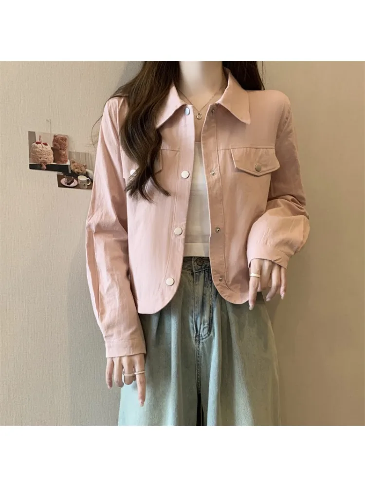 Plus Size Women's Spring Autumn New Slimming Single-Breasted Long Sleeve Jacket Cropped Top Cardigan For Plus Size MM Arc Shape
Plus Size Women's Spring Autumn New Slimming Single-Breasted Long Sleeve Jacket Cropped Top Cardigan For Plus Size MM Arc Shape