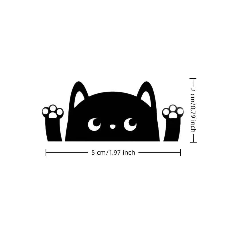 Cartoon Cat Car Sticker Waterproof For Rearview Mirror Window Decoration Accessories Motorcycle Durable Vinyl Decal
Cartoon Cat Car Sticker Waterproof For Rearview Mirror Window Decoration Accessories Motorcycle Durable Vinyl Decal
