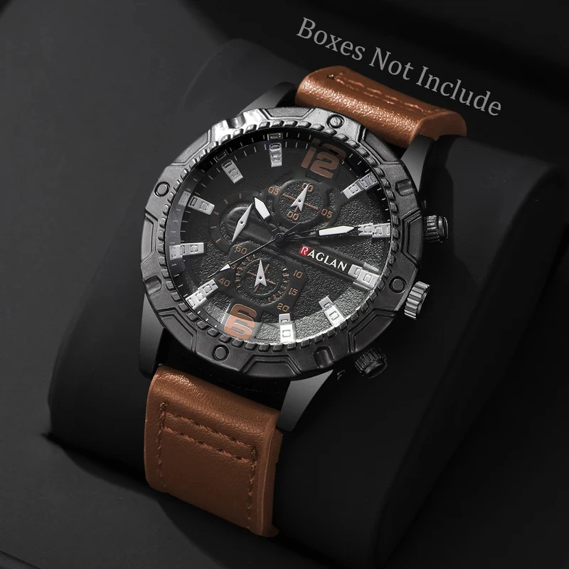 High-end Men's Watches Men Fashion Sport Leather Strap Wristwatch Business Arabic Numeral Quartz Watches (Without Packaging Box)
High-end Men's Watches Men Fashion Sport Leather Strap Wristwatch Business Arabic Numeral Quartz Watches (Without Packaging Box)