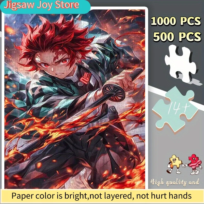 Пазл-головоломка, бумажный пазл, DIY-пазл с изображением Танджиро Камадо в сцене огненной битвы. Подходит для домашнего декора, интерактивный.
Пазл-головоломка, бумажный пазл, DIY-пазл с изображением Танджиро Камадо в сцене огненной битвы. Подходит для домашнего декора, интерактивный.