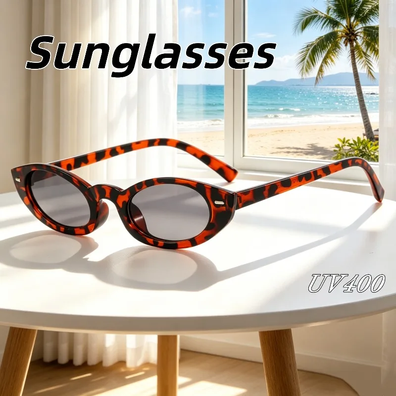 New Fashion Vintage Oval Small Frame UV400 Sunglasses Outdoor Beach HD Ultra Light Personalized UV Resistant Women's Eyeglasses
New Fashion Vintage Oval Small Frame UV400 Sunglasses Outdoor Beach HD Ultra Light Personalized UV Resistant Women's Eyeglasses